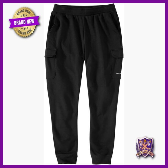 Relaxed Fit Sweatpants with Force Technology Cotton Blend Tapered Leg
